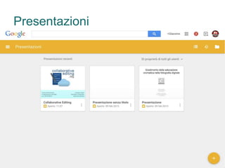 Presentazioni
 