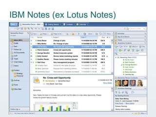 IBM Notes (ex Lotus Notes)
 