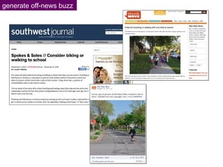 generate off-news buzz
 