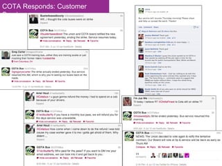 COTA Responds: Customer
Service
 