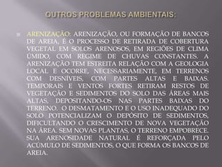  Claros, que indicam a fraca presença ou ausência de matéria orgânica.SOLOS DO MUNDO: TIPOS