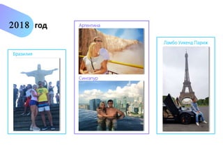 Сингапур
Ламбо Уикенд Париж
Аргентина
Бразилия
2018 год
 