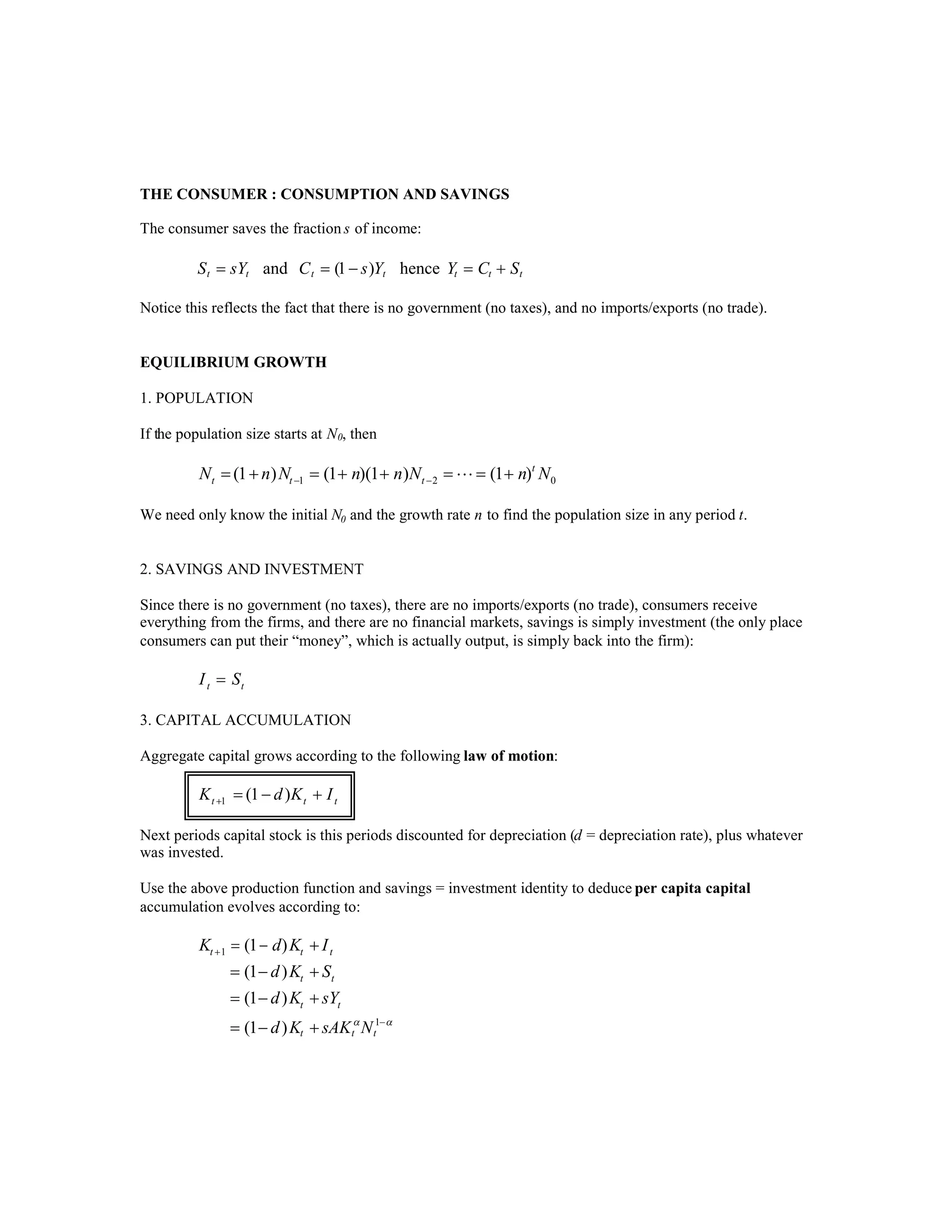 Solow Growth Model PDF Solow Growth Model Pdf