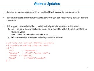 28
Solr Schema-less mode
 
