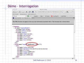Démo – Interrogation Saïd Radhouani © 2010 