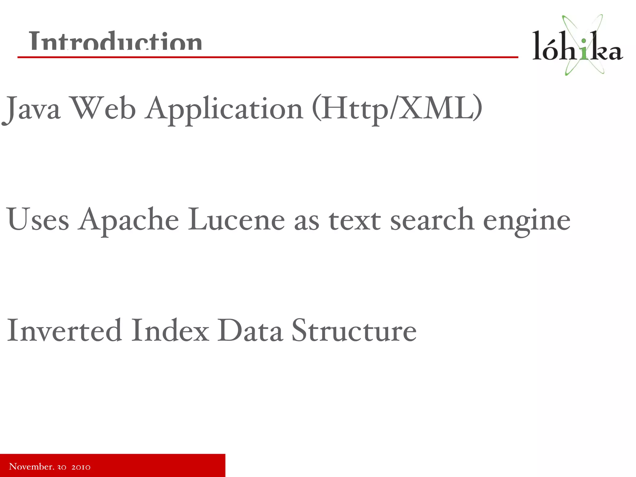 Introduction Java Web Application (Http/XML) 