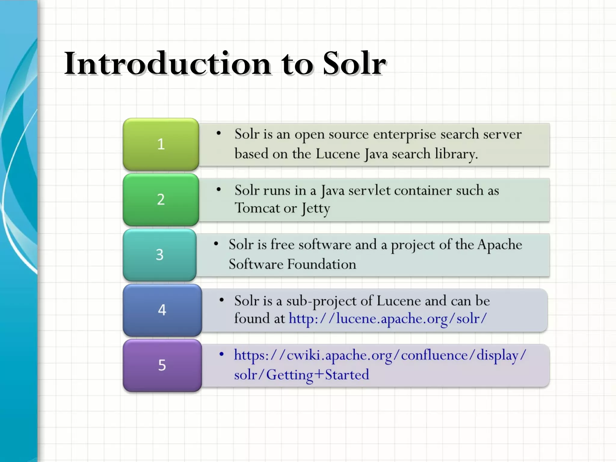 Introduction to SolrIntroduction to Solr
 