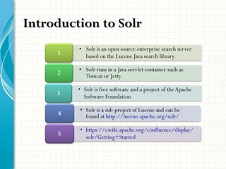 Introduction to SolrIntroduction to Solr
 
