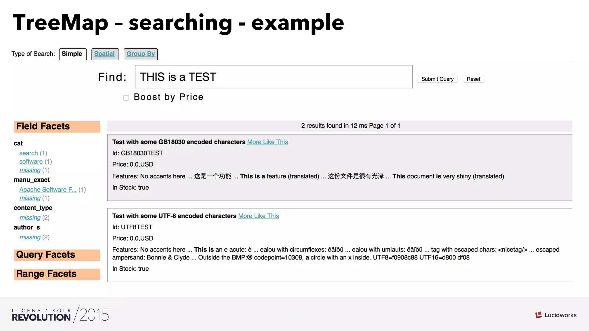 20
03
TreeMap – searching - example
 