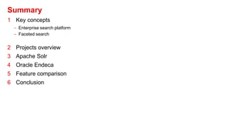 Apache Solr vs Oracle Endeca | PPTX