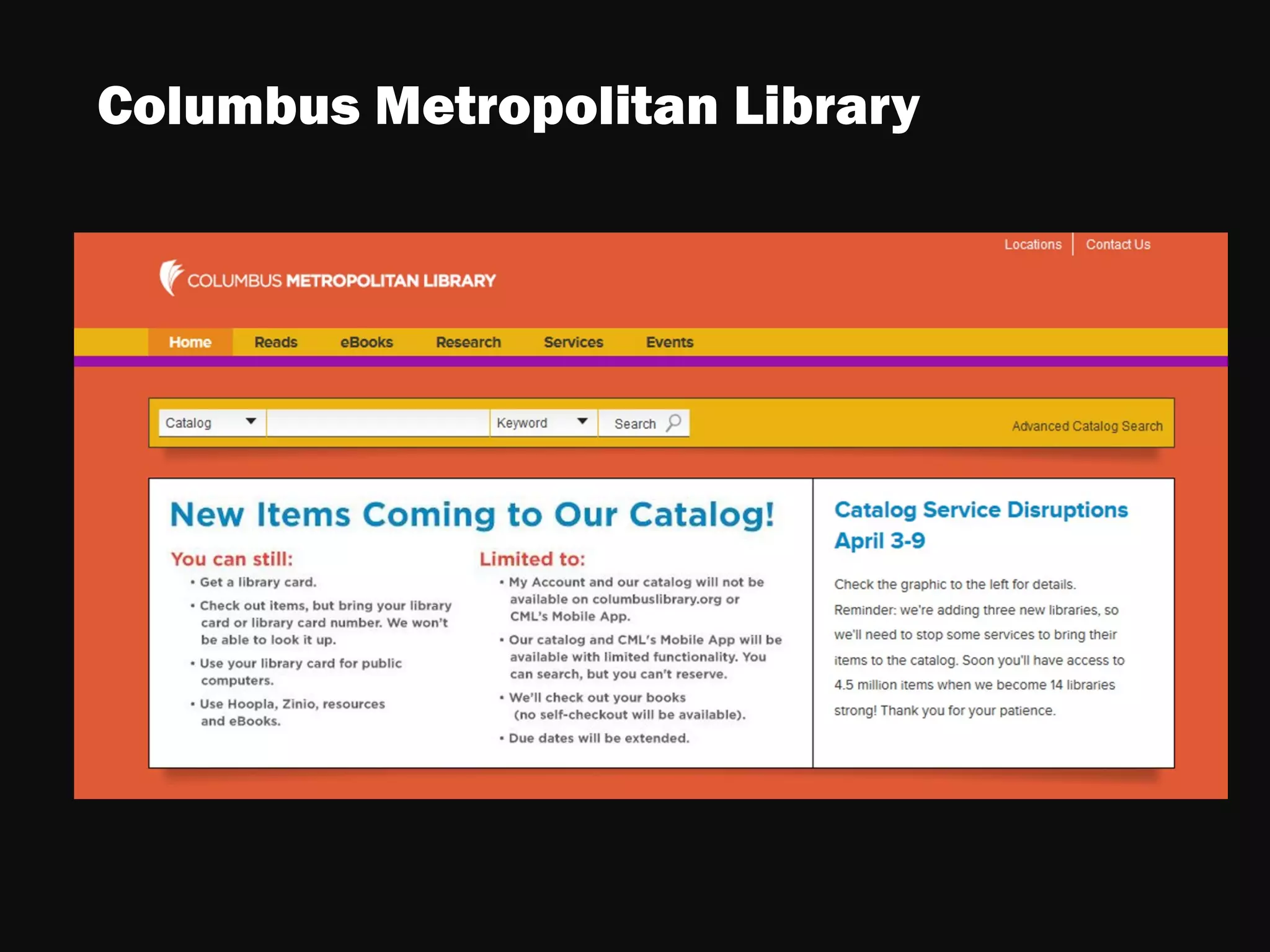 Columbus Metropolitan Library
 