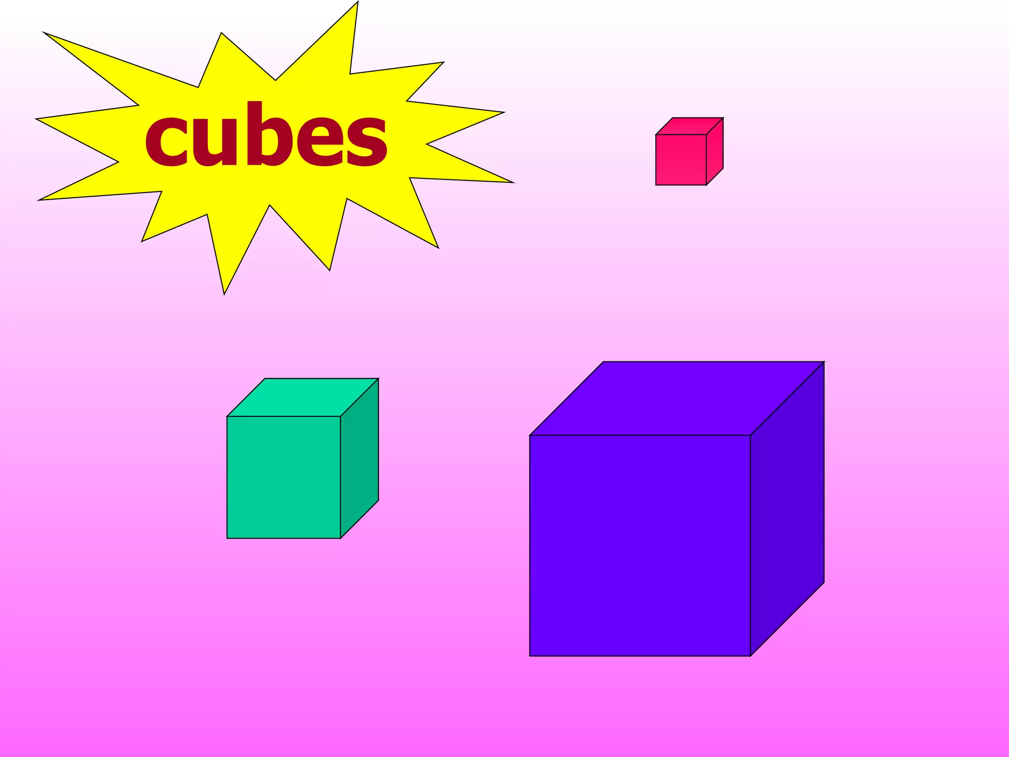 cubes
