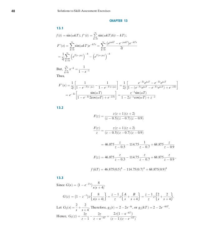 Solution Of Skill Assessment Control Systems Engineering By Norman S