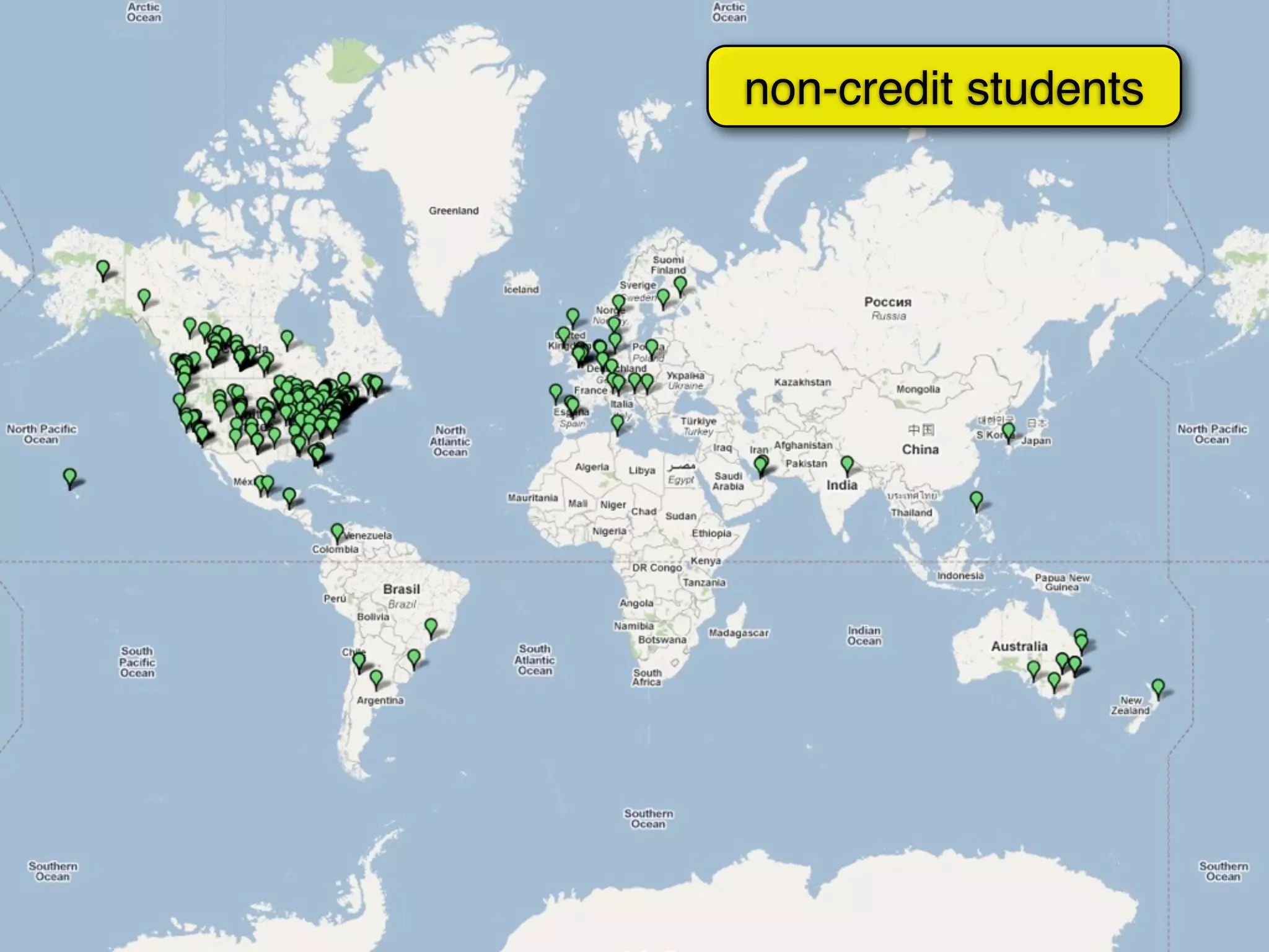 non-credit students
 