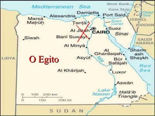 O:P> 
                                                                                                             
                                                 </O:P>
Inicialmente, a região do Egito estava sob controle de dois reinos diferentes. Zonas agrícolas eram constituídas aos longo das margens sul e norte do rio Nilo, e conforme houve a
proximidade de tais áreas, regidas
O EgitoO Egito
 