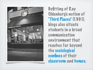 Leveling Up Students with Blogs