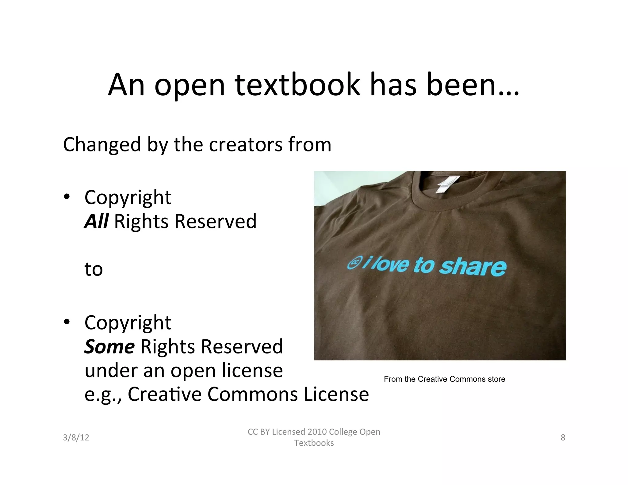 Getting Started With Open Textbooks Beth Burns Getting Started With Open Textbooks Beth Burns