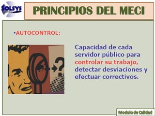 PRINCIPIOS DEL MECI
 