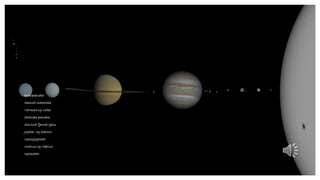 Protoplaneter
Samlet materiale
Varmere og ulike
Steinete planeter
Solvind fjernet gass
Jupiter og Saturn
Gassgiganter
Uranus og Neptun
Isplaneter
 