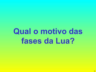 Qual o motivo das fases da Lua? 