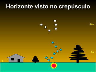 Horizonte visto no crepúsculo 9 Gêm Tou 