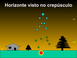 Horizonte visto no crepúsculo 12 Vir Leã 