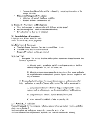 Lesson 5: Yoruba Integrated