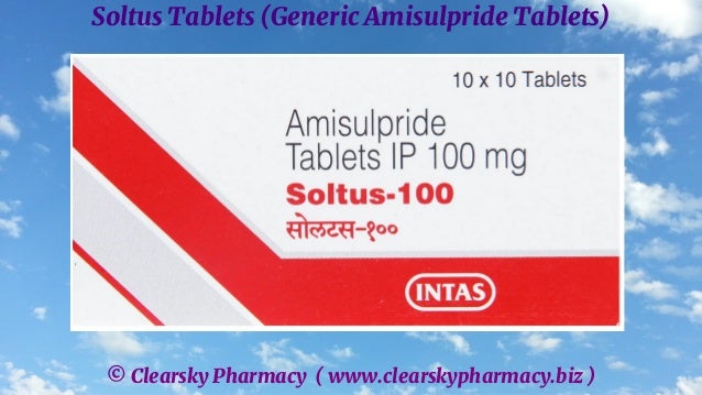 © Clearsky Pharmacy ( www.clearskypharmacy.biz )
Soltus Tablets (Generic Amisulpride Tablets)
 