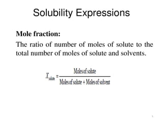 Solubility of Drugs (PHYSICAL PHARMACEUTICS-I)