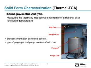 Solid Form Study Pharmaceutical Solid Form | PPT