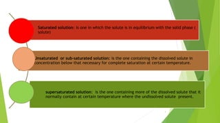 Solubility 1 physical pharmacy Lab | PDF