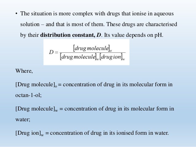 partition coefficient