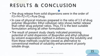 Solubility enhancement technique of BCS Class II drug by Solvent ...