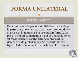 FORMA UNILATERAL 
 
 