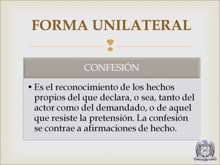 FORMA UNILATERAL 
 
 