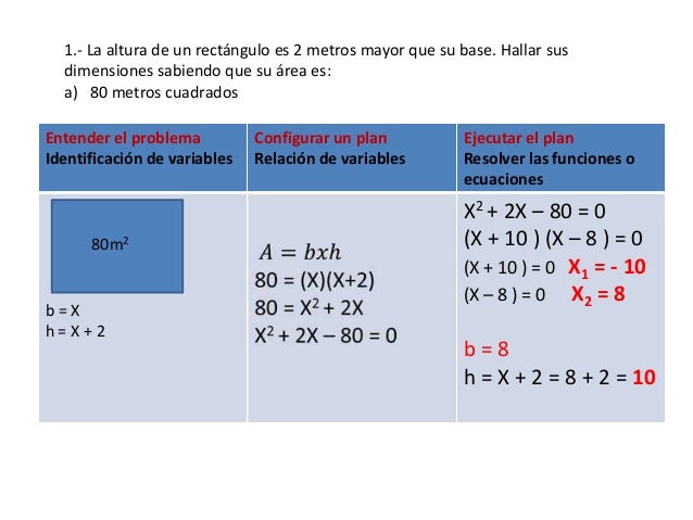Como Calcular La Altura De Un Rectangulo Sabiendo El Perimetro