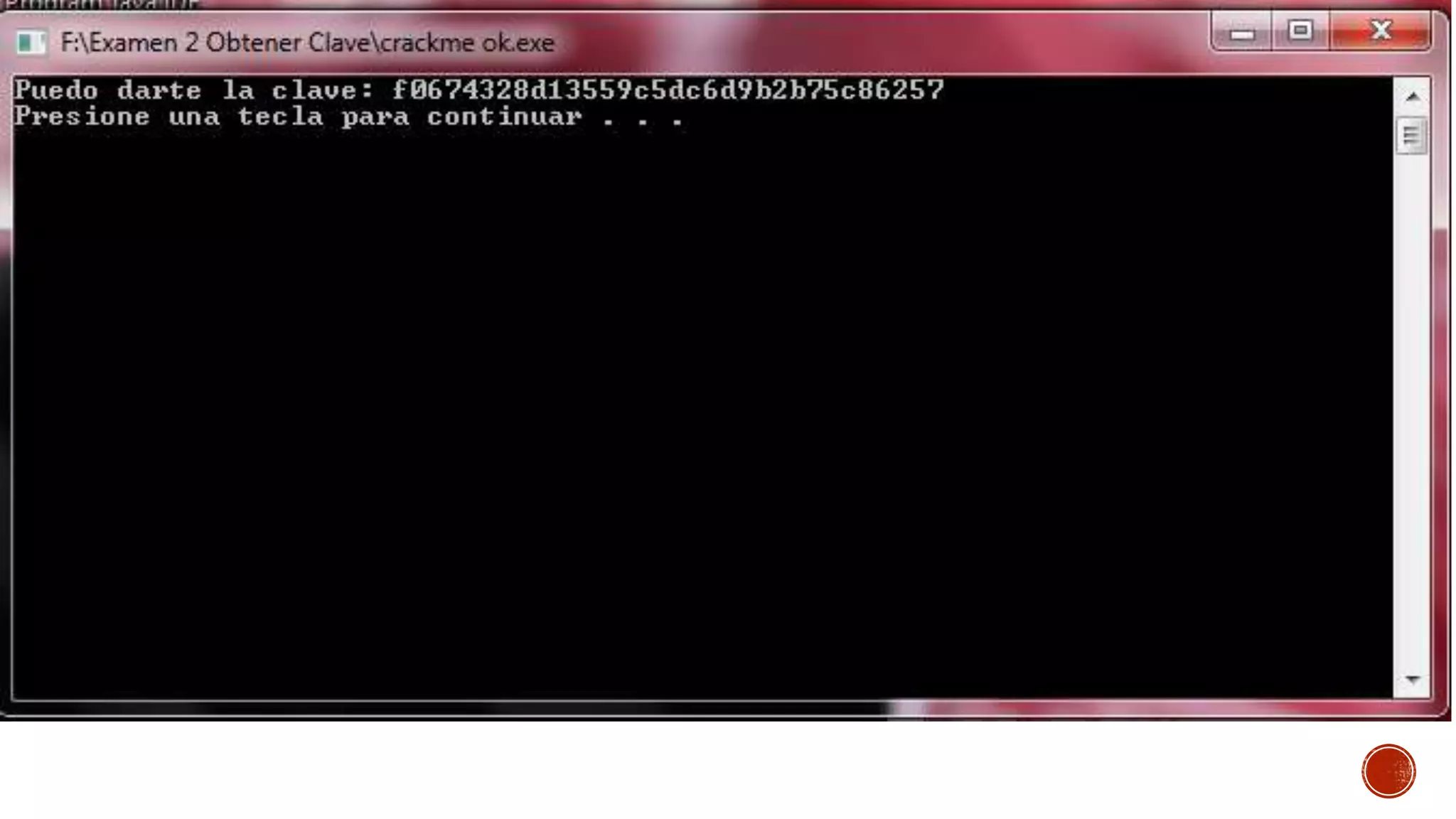 Solución examen 2 con ollydbg