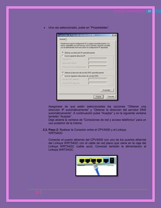 Solución guia equipos inalambricos