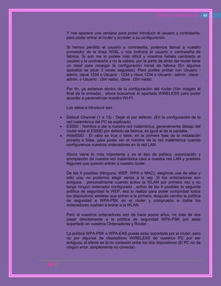 Solución guia equipos inalambricos