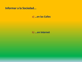 ROMPER LAS ‘BURBUJAS’
 