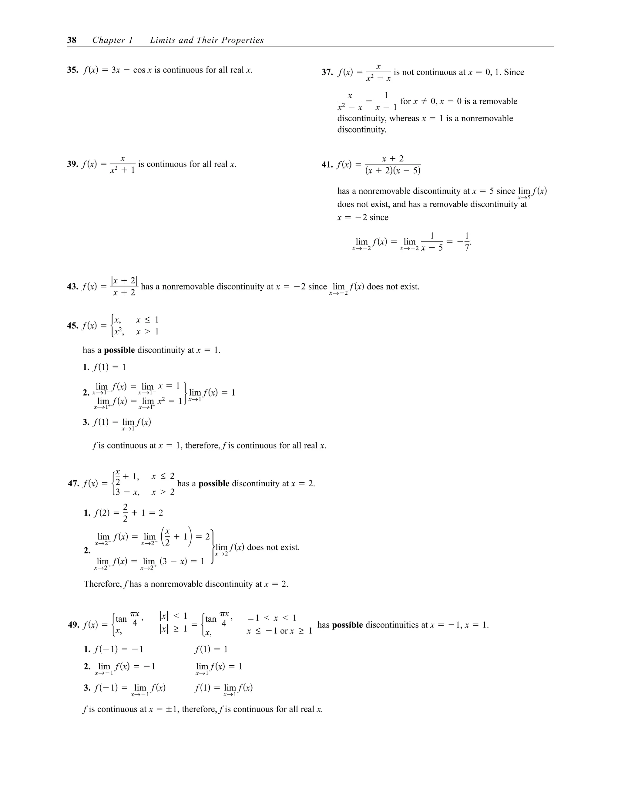 Solucionario Calculo de una Variable de Ron Larson novena edición. | PDF