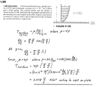 Solucionario 4th Fundamentos Mecanica dos Fluidos Munson