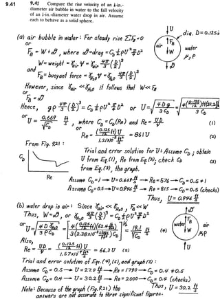 Solucionario 4th Fundamentos Mecanica dos Fluidos Munson