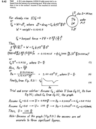 Solucionario 4th Fundamentos Mecanica dos Fluidos Munson