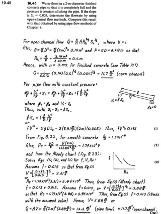 Solucionario 4th Fundamentos Mecanica dos Fluidos Munson