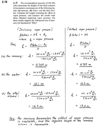 Solucionario 4th Fundamentos Mecanica dos Fluidos Munson