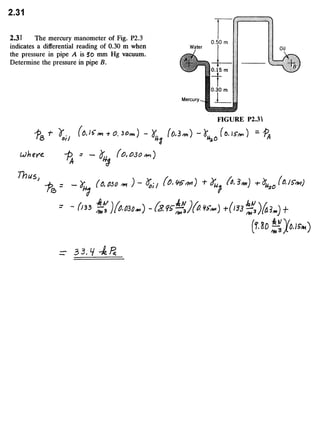 Solucionario 4th Fundamentos Mecanica dos Fluidos Munson