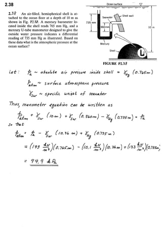 Solucionario 4th Fundamentos Mecanica dos Fluidos Munson