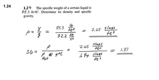 Solucionario 4th Fundamentos Mecanica dos Fluidos Munson
