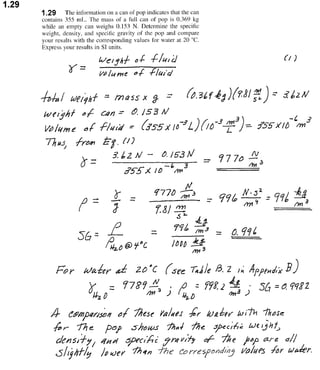 Solucionario 4th Fundamentos Mecanica dos Fluidos Munson